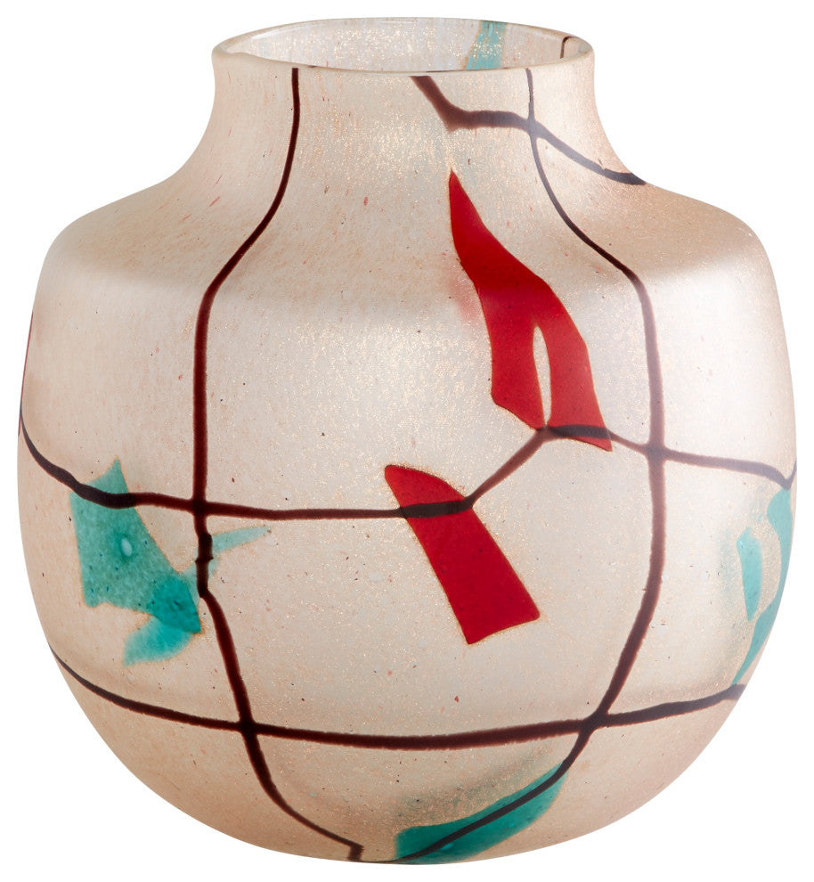 Cuzco Vase, Amber Medium