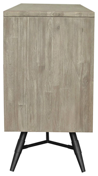 Bridges Sideboard Buffet Cabinet, Two Tone Acacia Wood