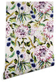 Deny Designs Marta Barragan Camarasa Floral Boho Wallpaper, Purple, 2'x8'