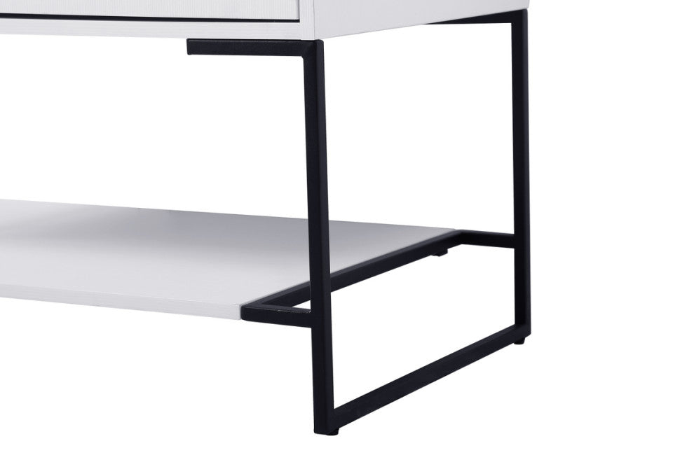 40" Single Bathroom Vanity, White