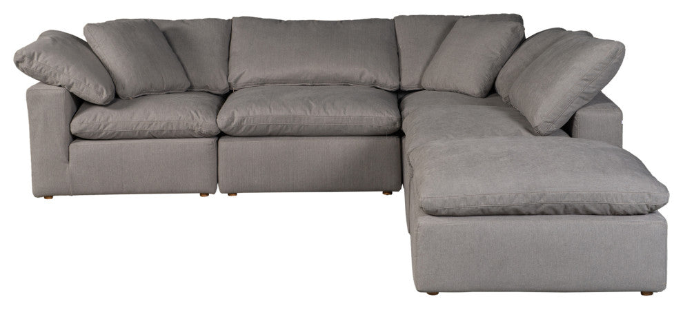 Terra Condo Dream Modular Sectional Livesmart Fabric Light Grey