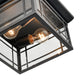 1 Light 6.5 in. Powder Coat Black Outdoor