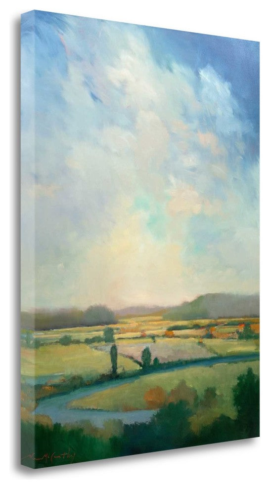 "First Turn" By William Mccarthy, Giclee Print on Gallery Wrap Canvas