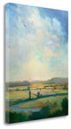 "First Turn" By William Mccarthy, Giclee Print on Gallery Wrap Canvas