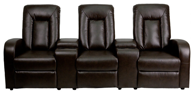 Flash Furniture Recliner, Brown