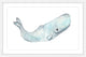 Marmont Hill, "Sperm Whale" by Thimble Sparrow Framed Painting Print, 18x12