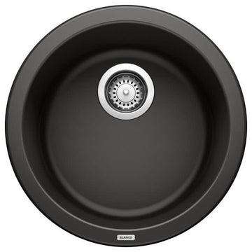 Blanco 511631 Rondo 18-1/8" Drop In Single Basin Composite - Coal Black