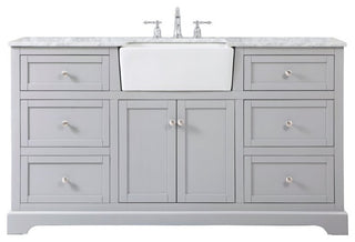 Home Living 22" Farmhouse Grey-Light Bathroom Vanity