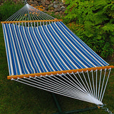 11' Fabric Hammock, Palm Stripe Blue
