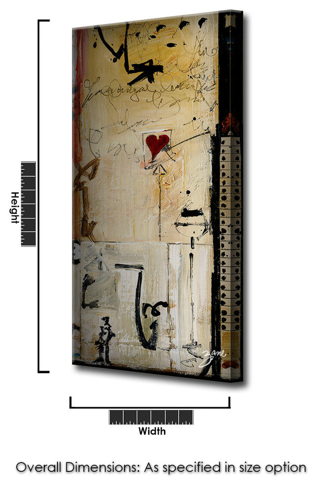 Abstract XIV, Canvas Wall Art, 40"x20"