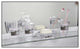 Seaside Clear Toothbrush Holder Stand for Bathroom Vanity Countertop
