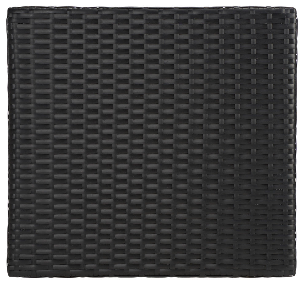 Safavieh Mazeli Outdoor Trash Bin Black