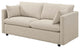Armchair and Loveseat Sofa Set, Fabric, Beige, Modern, Living Lounge Hospitality