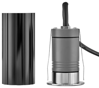 Dot Round LED Button Light, Stainless Steel