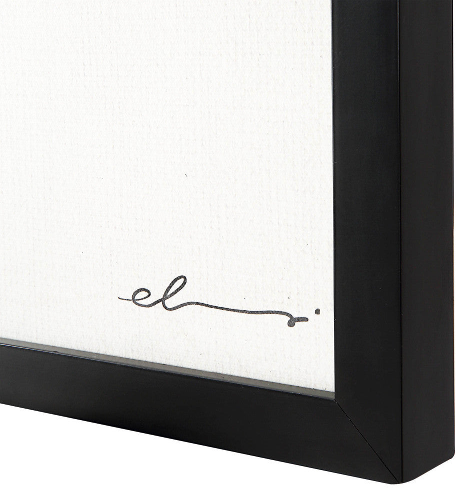 Cercola Canvas Wall Art with Black Frame