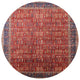 Ahgly Company Indoor Round Mid-Century Modern Area Rugs, 8' Round