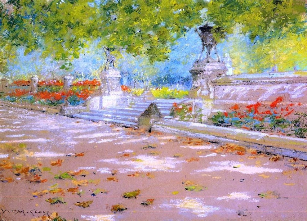 William Merritt Chase Terrace Prospect Park Wall Decal