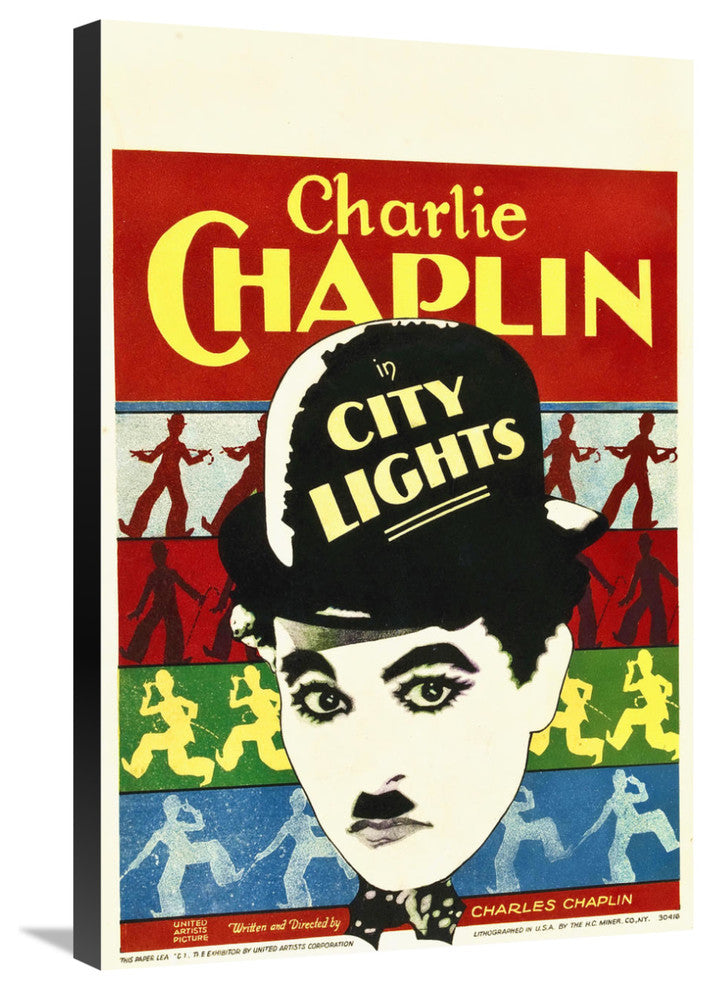 "Charlie Chaplin - City Lights 1931" Canvas by Hollywood Photo Archive, 20x30"