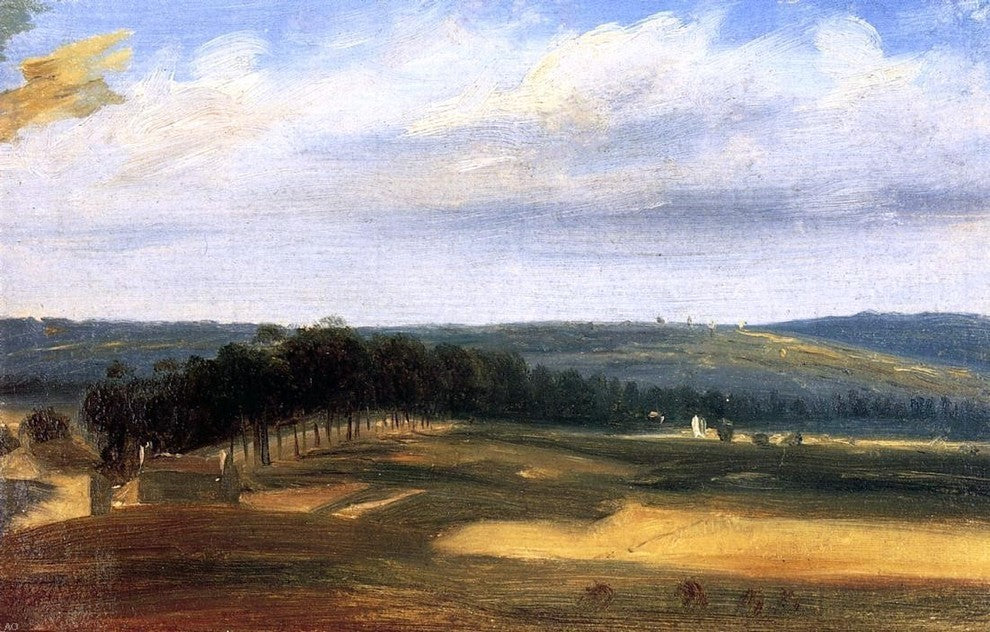 Theodore Rousseau The Vallee de la Bievre near Paris Canvas Print