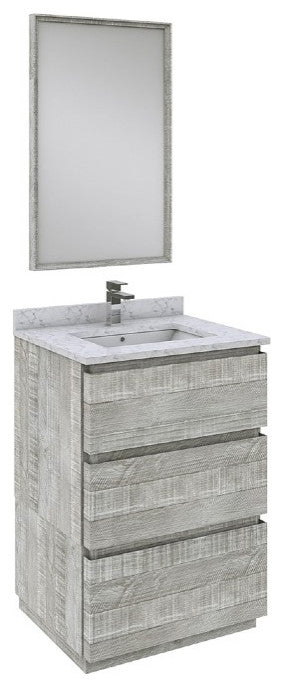 Fresca Formosa Modern 24" Ash Freestanding Vanity Set