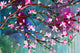 Cherry blossom, Abstract tree art, japanese magnolia painting, blossom tree art