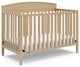 Graco Benton 5-in-1 Convertible Crib, Driftwood, Converts to Toddler Bed