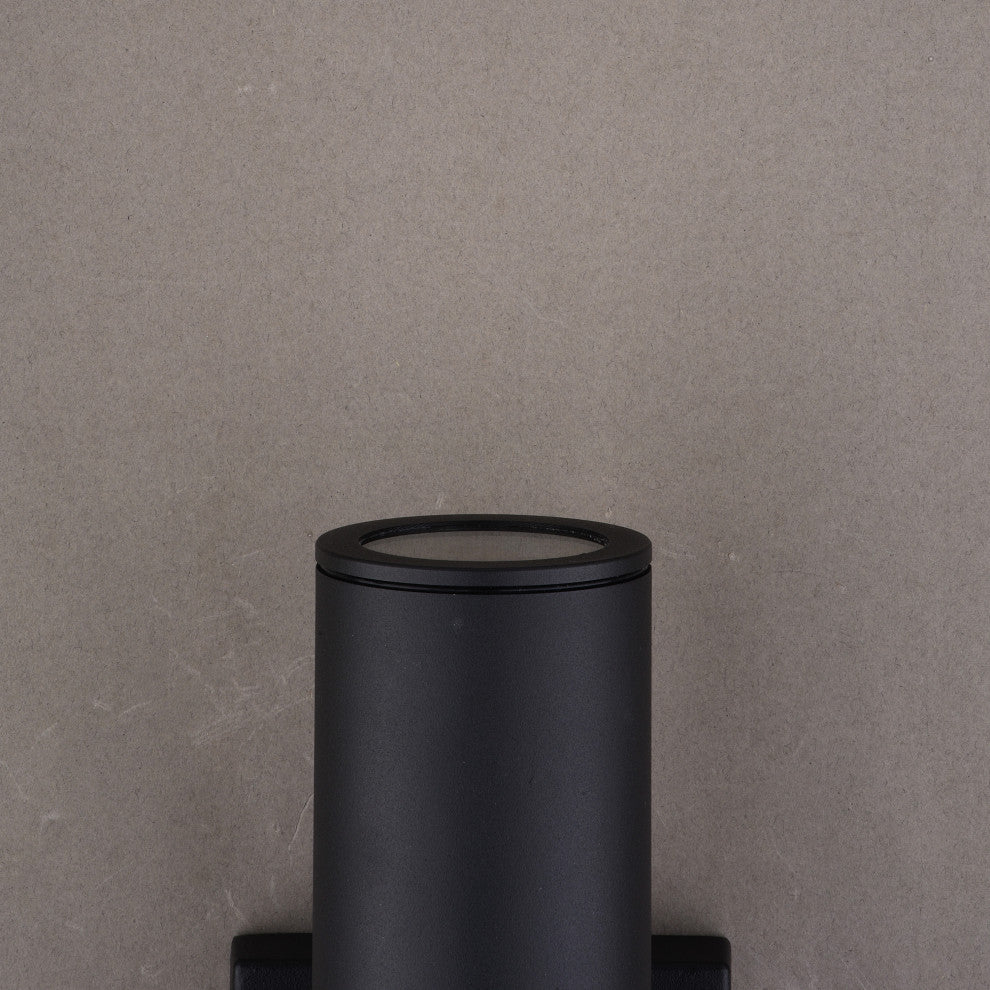 Chiasso 14.25"H LED Outdoor Wall Light Textured Black