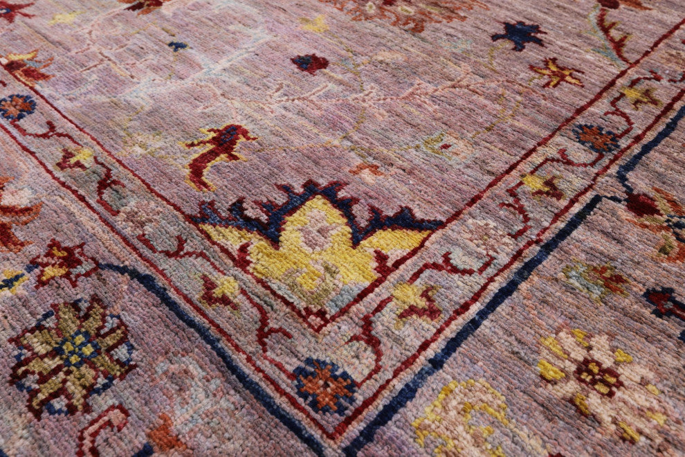 5' 0" X 6' 9" Hand Knotted Persian Tabriz Wool Rug Q8340