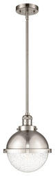 Innovations 201S-SN-HFS-84-SN-LED Hampden 1 Light Pendant, Brushed Satin Nickel