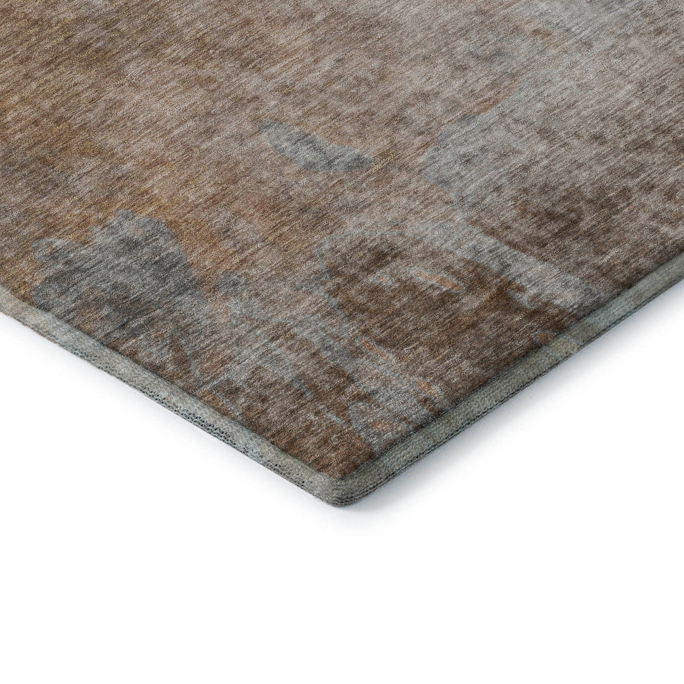 Premium Machine Washable Mayfield AMF562 Mocha 9' x 12' Rug