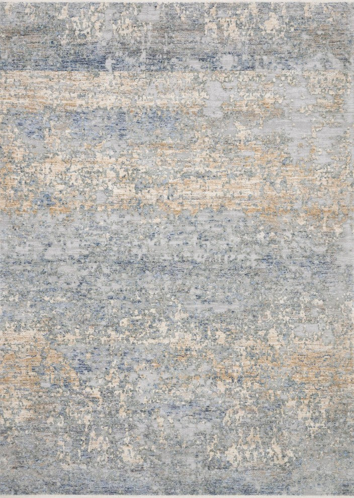 Blue/Gold Pandora Rug, 2'6"x10'