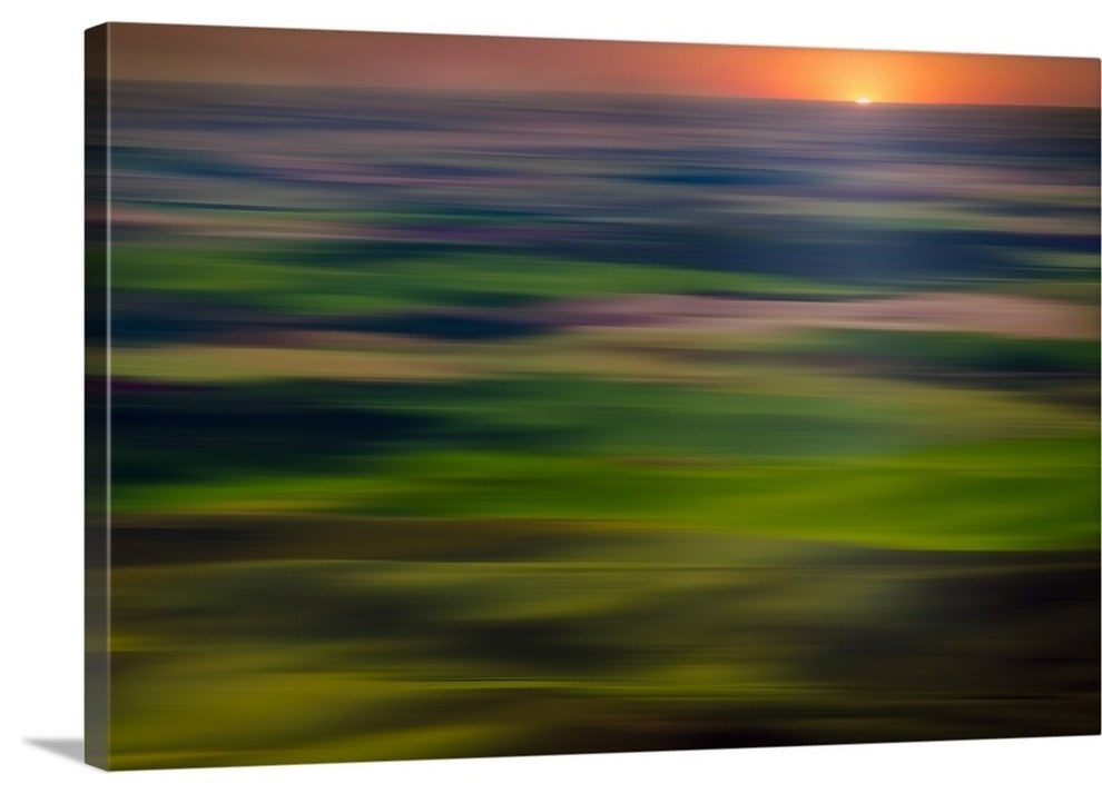 "Pastoral Evening" Wrapped Canvas Art Print, 24"x16"x1.5"