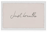 "Just Breathe II" Framed Painting Print, 30x20