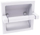 Montero Recessed Toilet Paper Holder, Matte White