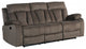 40" Modern Brown Fabric Sofa
