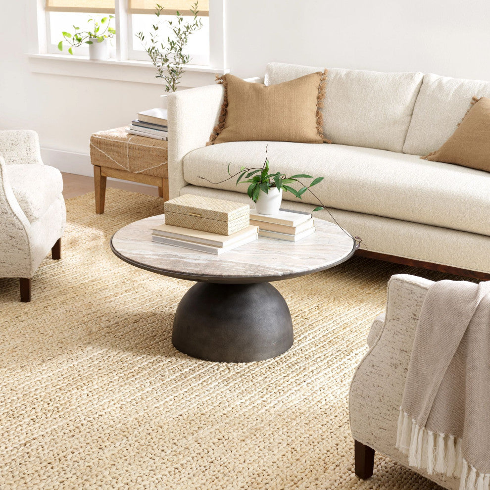 Dash & Albert Jute Handwoven Natural Rug, Natural, Runner-2'6" x 8'
