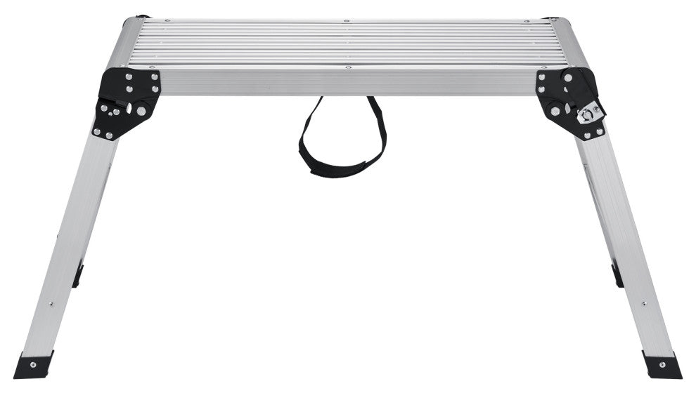 VEVOR Aluminum Folding Work Platform Drywall Ladder 330lbs Non-slip Bench