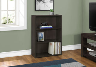 Bookshelf, Bookcase, 4 Tier, 36"H, Office, Bedroom, Laminate, Brown