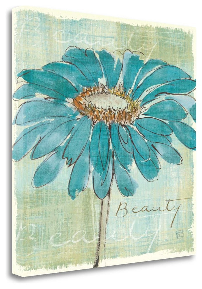 "Spa Daisies I" By Chris Paschke, Giclee Print on Gallery Wrap Canvas