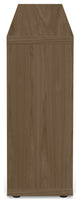 Modern Low Bookcase Open Console, Walnut