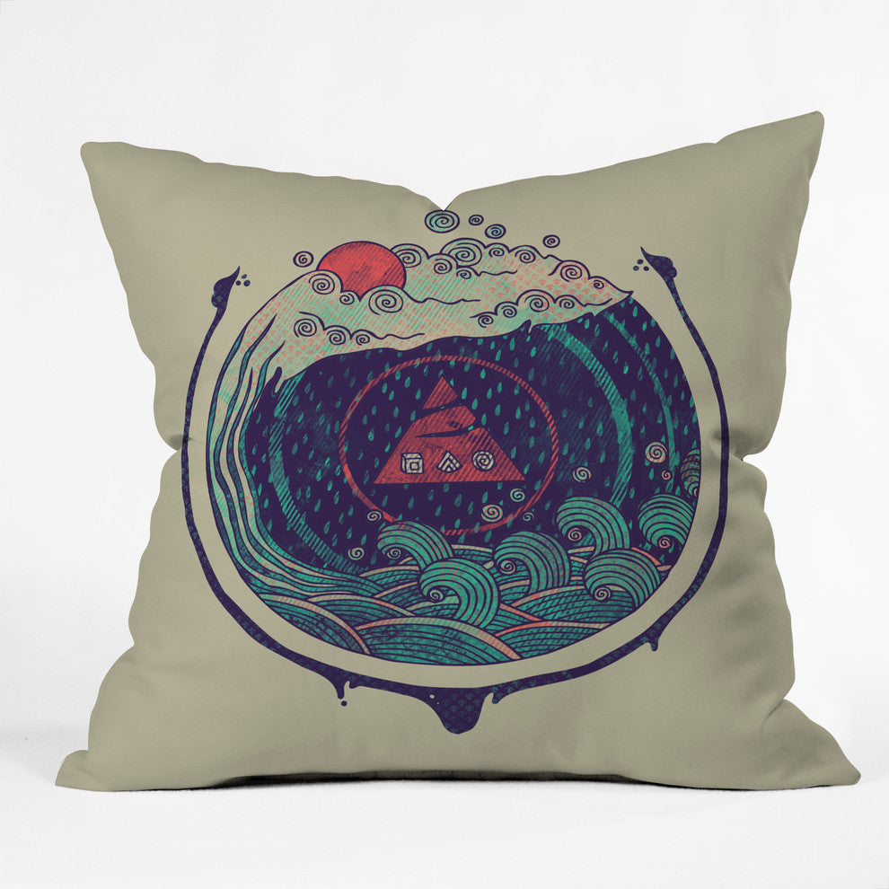 Deny Designs Hector Mansilla Water Outdoor Throw Pillow