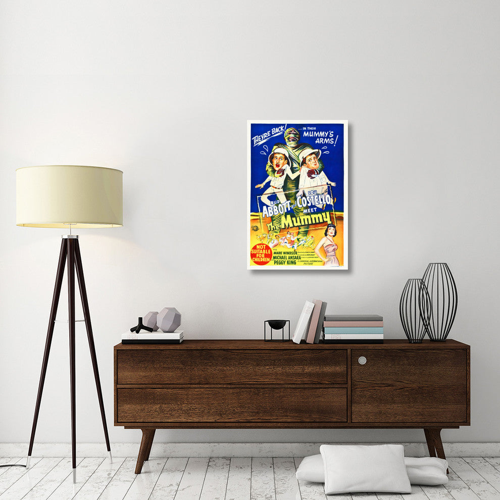 "Abbott & Costello - Meet The Mummy" Canvas by Hollywood Photo Archive, 24x36"