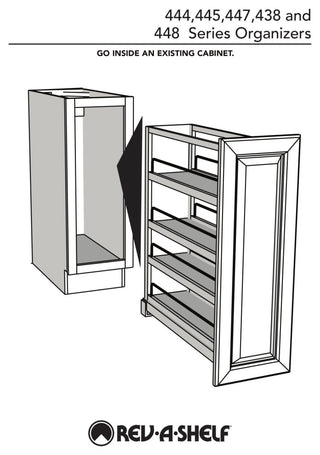 Wood Bakeware Pull Out Organizer With Soft Close, 6"