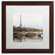 Alan Blaustein ''Tour Eiffel 3'' Art, Wood Frame, White Mat, 16x16
