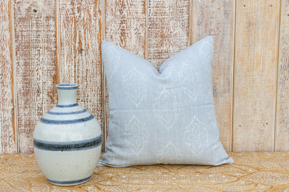Chimalli Aztec Block Print Pillow