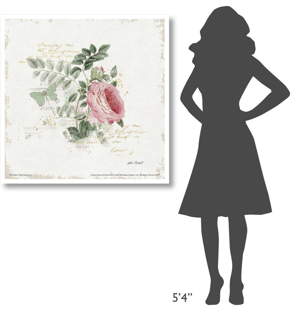 "French Romance II" Digital Paper Print by Katie Pertiet, 38"x38"