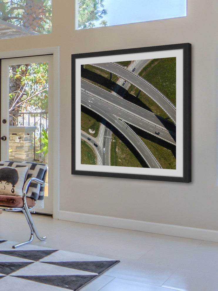 "Highways" Framed Print by Karolis Janulis