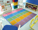Kid Essentials Rug, Blocks Abound, Pastel, 7'8"x10'9"