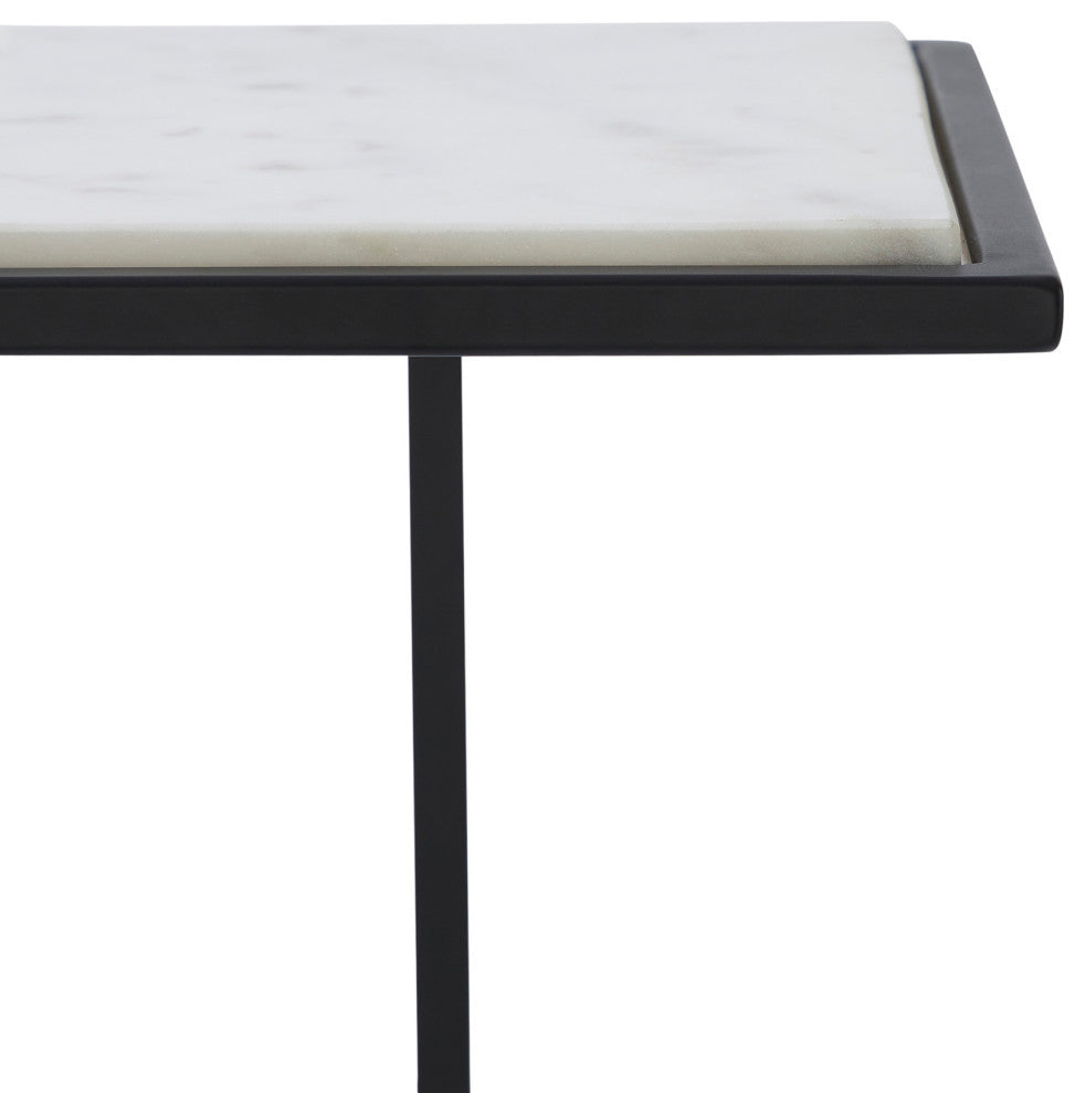Danica Matte Black Side Table