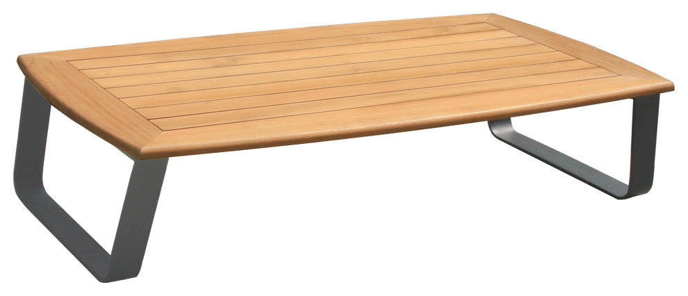 Palazzolo Outdoor Teak Patio and Coffee Table Set